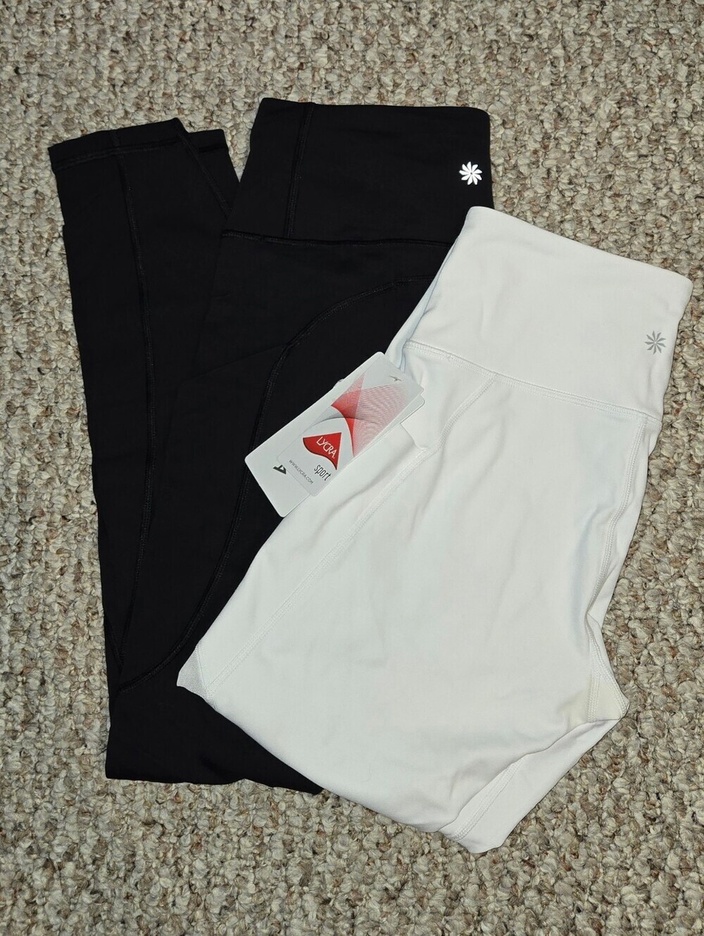 NWT/NWOT Althleta Bundle Leggings Women's Size XS Black/White